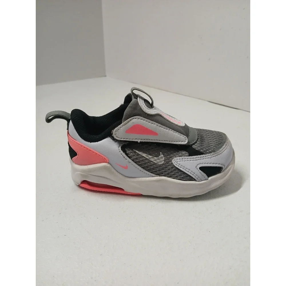 Nike‎ Toddlers' Air Max Bolt (TDE) Shoes White Gray Pink Size 7C